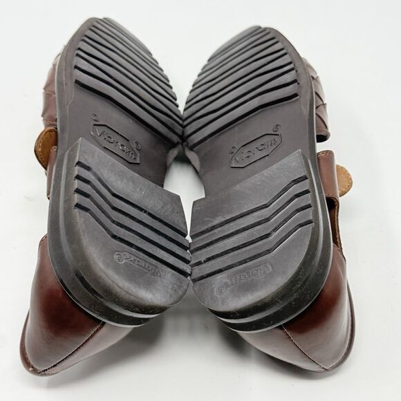 Allen Edmonds Tivoli Fisherman Sandals Mens 8 D Brown Woven Leather Vibram Soles main image 10